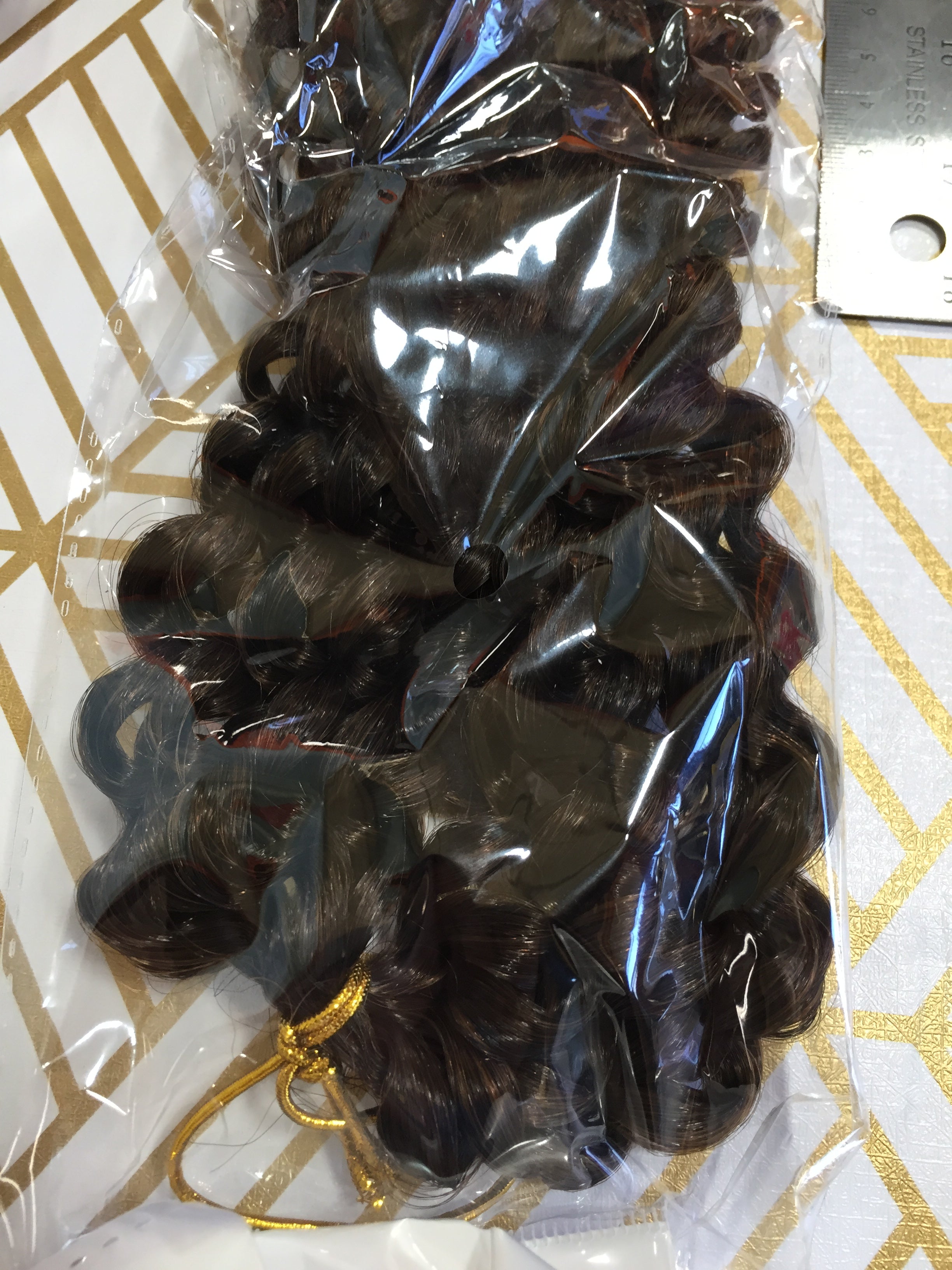 6 Piece Ombre Passion Twist Hair 18" Black/Dark Brown/Light Brown Sew-In Extensions (7680404062446)